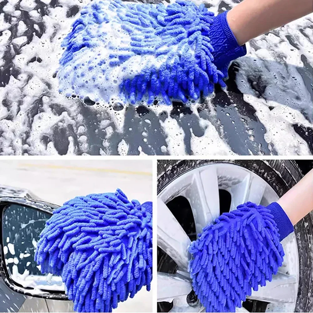 1-2個入り ブルーマイクロファイバーシェニールオートクリー - Microfiber Towel Detailing のレビューと価格