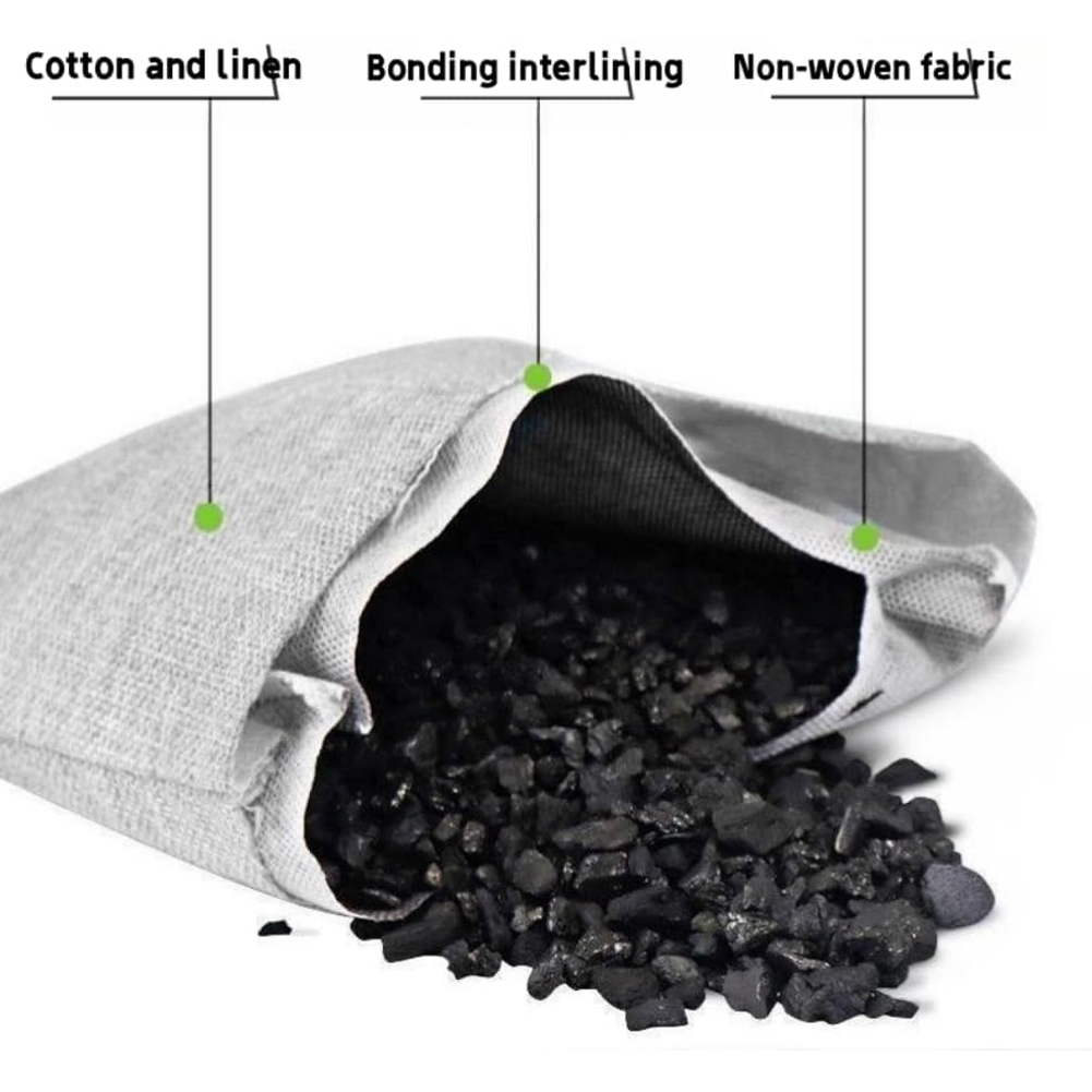 竹炭空気清浄バッグ 2x200g 消臭剤 再利用可能な天然空 - Odor Eliminator Car のレビューと価格